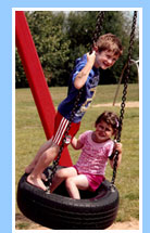 One of the play areas at Northam Farm